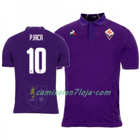 Camisola ACF Fiorentina Marko Pjaca 10 1º Equipamento 2018/19 Manga Curta